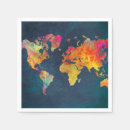 Zoek naar wereld kaarten servetten Atlas