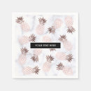 Zoek naar ananas patroon servetten Tropisch