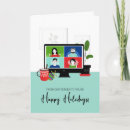 Zoek naar het scherm kaarten Kerstmis