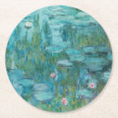 Zoek naar monet waterlelies onderzetters Vijver