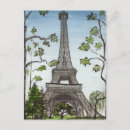 Zoek naar eiffel tower briefkaarten Waterverf