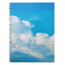 Zoek naar witte wolk notitieboeken Blauw