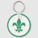 Zoek naar fleur de lis sleutelhangers Groen