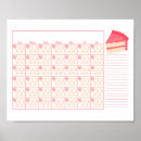 Zoek naar maandelijkse kalender posters Roze