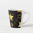 Zoek naar gouden sterren mokken Zwart