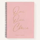 Zoek naar pink quote notitieboeken Chic