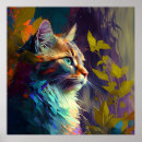 Zoek naar colorful cat kunst Tabby
