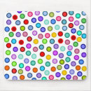 Zoek naar kleurrijke cirkels muismatten Stippen