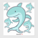 Zoek naar dolfijn cartoon stickers Blauw