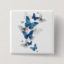 Zoek naar vlinder buttons Blauw