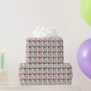 Zoek naar koe patroon cadeaupapier Verjaardag