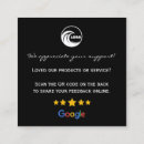 Zoek naar google visitekaartjes Qr code