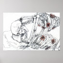 Zoek naar skeletten kunst posters
