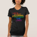 Zoek naar kleur buiten de lijnen tshirts Kleuren