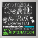 Zoek naar wegen posters Motivatie