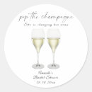 Zoek naar champagne glazen stickers Elegant