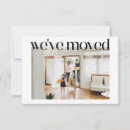 Zoek naar adreswijziging notitiekaarten Nieuw huis