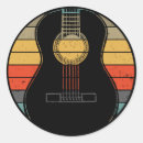 Zoek naar klassieke gitaar stickers Retro