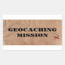 Zoek naar geocachers stickers Speurtocht