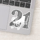 Zoek naar 21 jaar oud stickers Eenentwintig