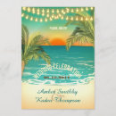 Zoek naar tropische zonsondergang uitnodigingen Palmen