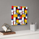 Zoek naar minimalist klokken Mondrian