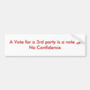 Zoek naar partij bumperstickers Verkiezing