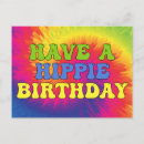 Zoek naar grappige hippie kaarten Kleurrijk
