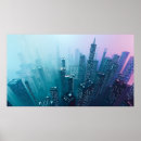 Zoek naar cyberpunk kunst Stad