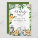 Zoek naar leopard babyshower uitnodigingen Waterverf