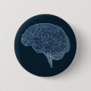 Zoek naar hersenen buttons Psychologie