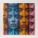 Zoek naar model puzzels Vrouw