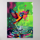 Zoek naar ijsvogels posters Natuur