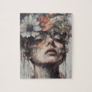 Zoek naar surrealistisch puzzels Vrouw