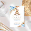 Zoek naar eerste baby uitnodigingen Teddy beer