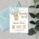 Zoek naar jongens babyshower uitnodigingen Beer