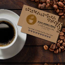 Zoek naar coffee visitekaartjes Bruin