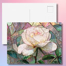 Zoek naar gebrandschilderd glas briefkaarten Tuin