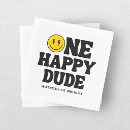 Zoek naar emoticons servetten Geel