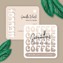 Zoek naar barista visitekaartjes Retro