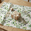 Zoek naar olijven cadeaupapier Patroon