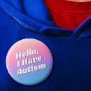 Zoek naar autisme buttons Voor haar