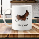 Zoek naar corgi hond mokken Leuk