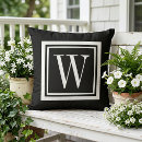 Zoek naar zwart monogram kussens Voor hem/haar