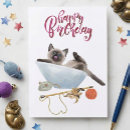Zoek naar siamese kat kaarten Waterverf