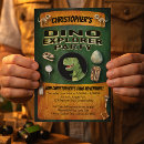 Zoek naar dino party uitnodigingen Kinderen