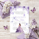 Zoek naar paarse vlinder uitnodigingen Quinceanera