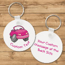 Zoek naar roze auto sleutelhangers Cartoon