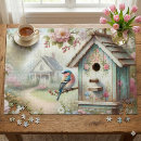 Zoek naar vogelhuis puzzels Bloemen