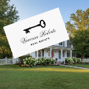 Zoek naar vintage sleutel visitekaartjes Elegant